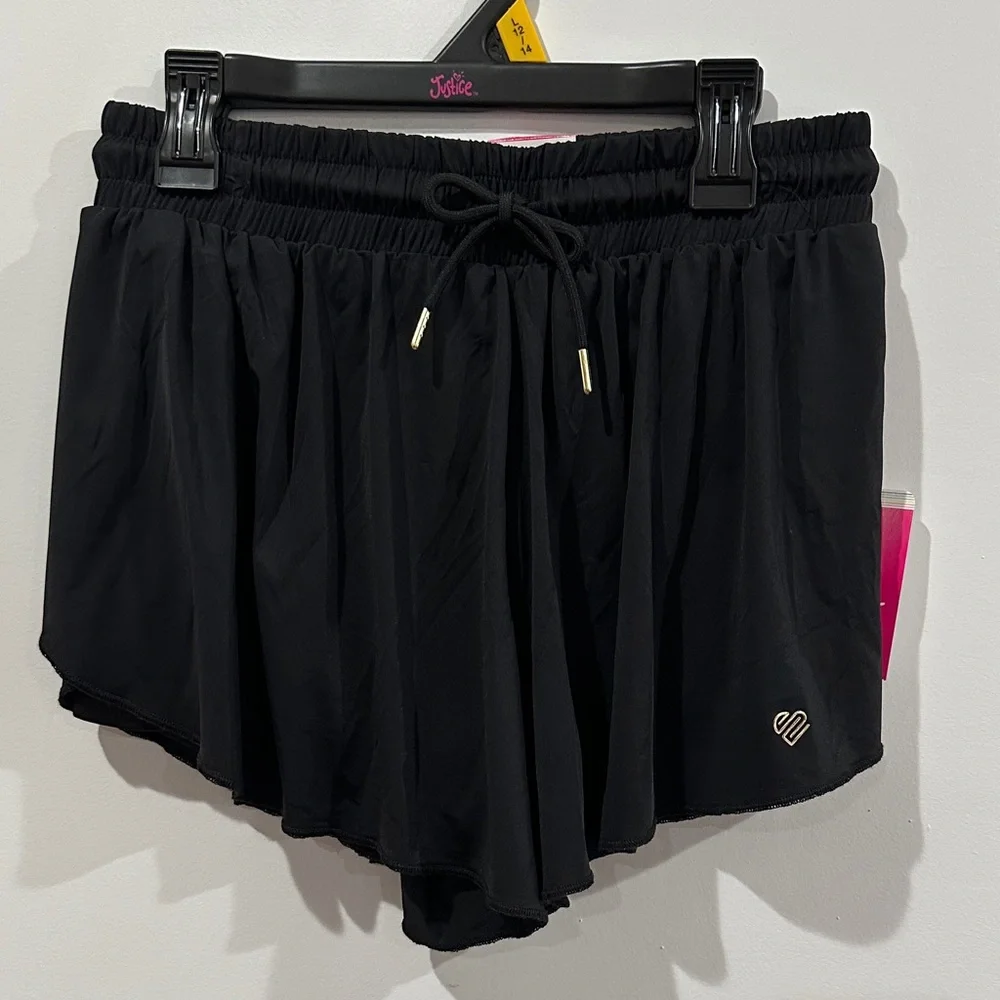 Justice Girls Flutter Short Size L